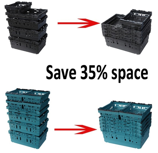 35 Litre Vented Produce Crate (600 x 400mm) image 1
